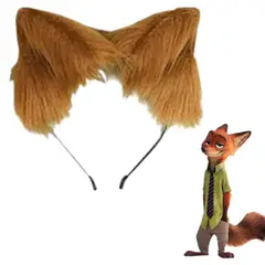 GENERICO - Orejas Zorro Nick Wilde Zootopia Disfraz - Niños y Adultos