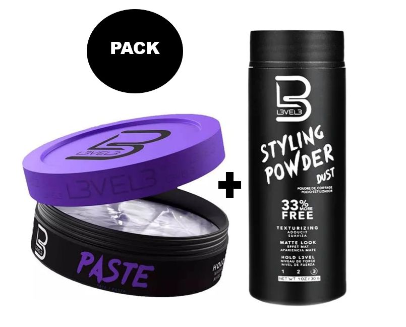 L3VEL3 Pack Paste Matte Finish - Styling Powder 30gr