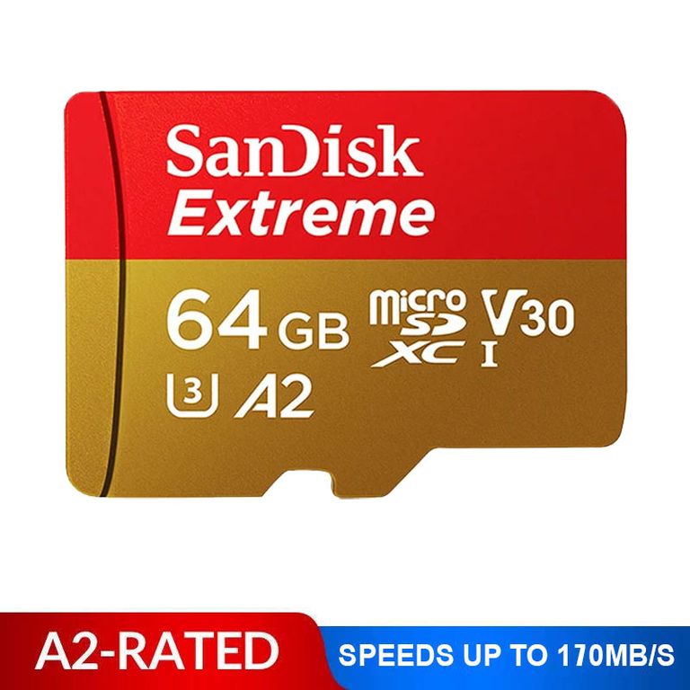 Memoria microSD extreme 64 gb,170Mb/s