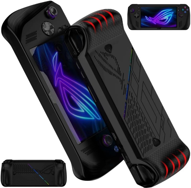 Protector Funda De Silicona case Para Asus Rog Ally X - Negro