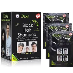 DEXE - BLACK HAIR PARA TEÑIR CANAS CAJA DE 10 SET