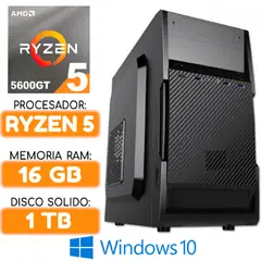 AMD - Computadora CPU RYZEN 5 5600GT RAM 16Gb SSD 1TB Windows PC