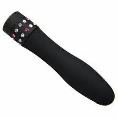 GENERICO - Potente Vibrador De 2 Velocidades Consolador - NEGRO