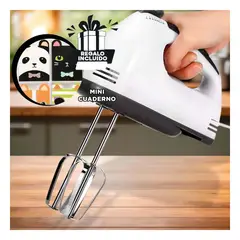GENERICO - Pack6 Mixer de 7 Velocidades Blanco Y+Regalo Agendita