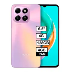 HONOR - Celular Libre X6B 6.5 Pulg 128GB 4GB RAM Lila