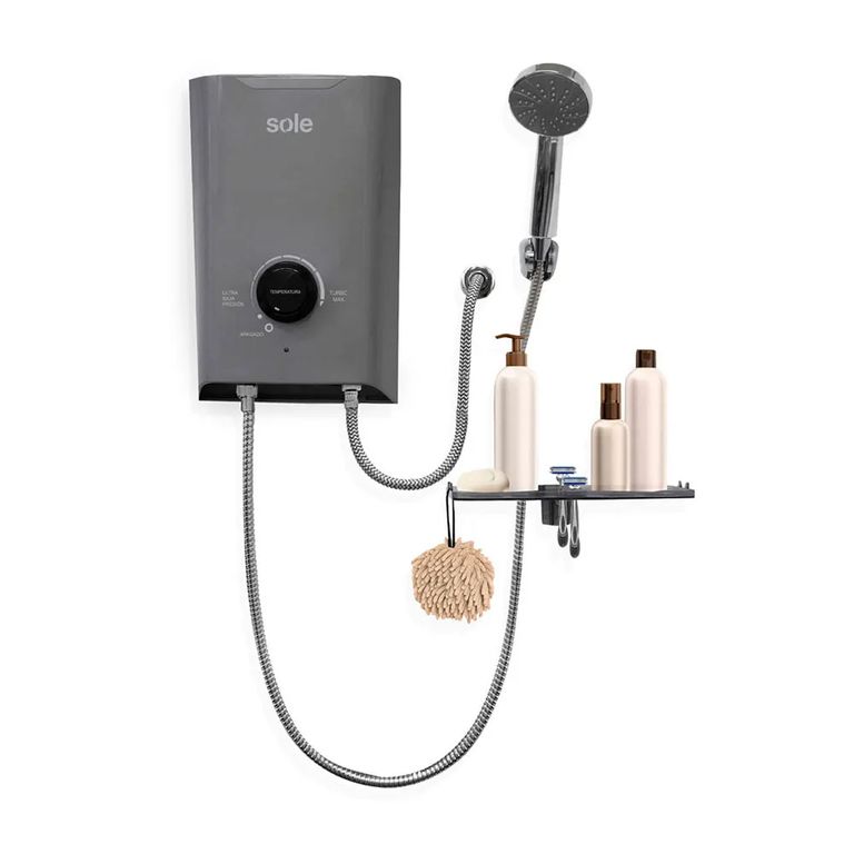 Rapiducha Eléctrica Turbo Max 5200W Gris