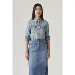 LEVIS - Casaca Mujer Trucker Celeste