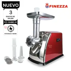 FINEZZA - Moledor Eléctrico FZ-104MC-R 1800W