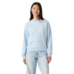 LEVIS - Polerón Mujer Heritage Sport Crew Celeste