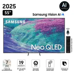 SAMSUNG - Televisor 55'' Neo QLED 4K Vision AI Smart TV QN55QN1EFAGXPE - Nuevo 2025