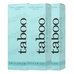 GENERICO - PACK 3 PERFUME CON FEROMONAS PARA HOMBRE TABOO 30ML