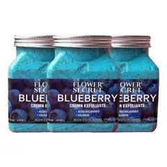 FLOWER SECRET - PACK 3 CREMA EXFOLIANTE BLUEBERRY FLOWER SECRECT 1500ML