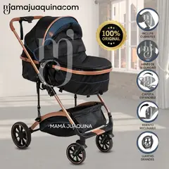 EBABY - Coche Moisés de Lujo «BABY MIAMI» Edición Limitada Blue