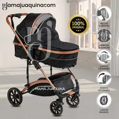 EBABY - Coche Moisés de Lujo «BABY MIAMI» Edición Limitada Gray