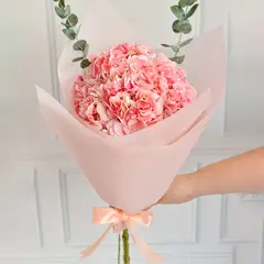 BLOOM - Arreglo de ramo hortensias rosadas