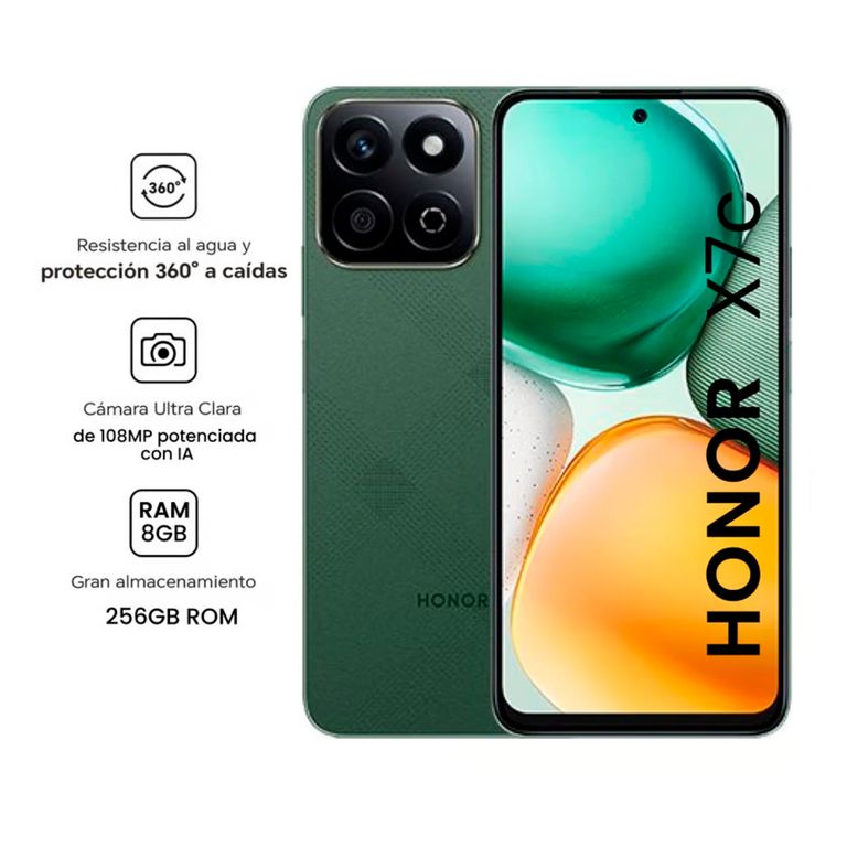 Celular Libre X7c 8GB Ram - 256GB VERDE FORESTA