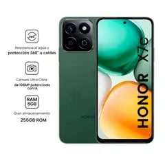 HONOR - Celular Libre X7c 8GB Ram - 256GB VERDE FORESTA