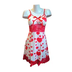 GENERICO - BABYDOLL DE ENCAJE LENCERIA SEXY PIJAMA PARA DAMAS