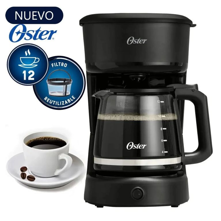 Cafetera 12 Tazas de Filtro Reutilizable BVSTDCS121B
