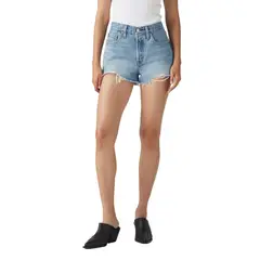 LEVIS - Shorts Mujer 501 Original Short Celeste