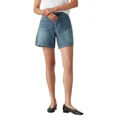 LEVIS - Shorts Mujer High Baggy Short Azul
