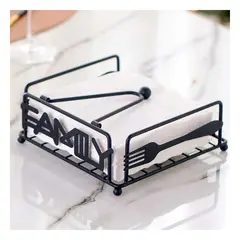 GENERICO - Pack12 Porta Servilleta Minismalista Y+Papel de Regalo