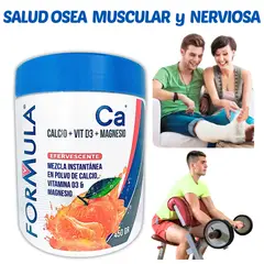 GENERICO - CITRATO CALCIO 1000 MG EN POLVO 450 GR + VIT D3 + CITRATO MG FORMULA V