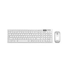CYBERTEL - Kit Premier White CYB-WT802W Teclado+ Mouse Wifi
