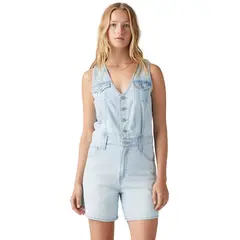 LEVIS - Enterito Mujer Vest Romper Celeste