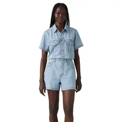 LEVIS - Enterito Mujer Type 3 Romper Celeste