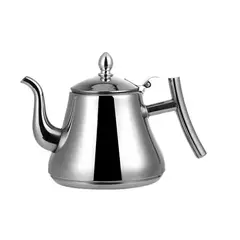 GENERICO - Tetera De Acero Inoxidable Plateado De 1 Lt