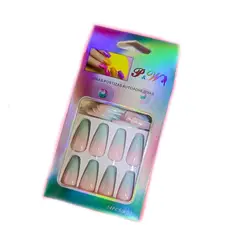 GENERICO - Uñas Postizas Adhesivas Blíster de 12