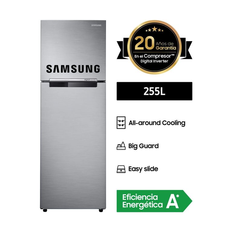 Refrigeradora 255L RT25FARADS8 No Frost - Silver
