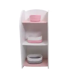 GULI GULI - GABINETE DE ALMACENAMIENTO MONTESSORI PARA NIÑOS ROSA
