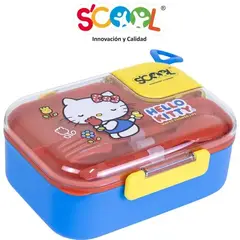SCOOL - TAPER ACERO CDIVISION+CUBIERTO 1L HELLO KITTY