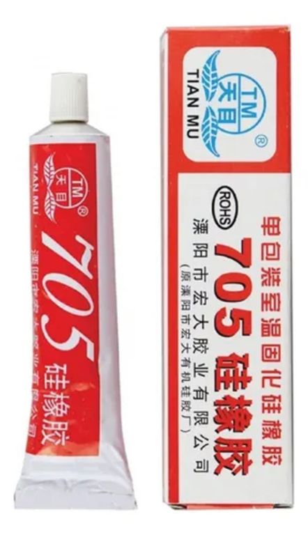 705 50ml Pegamento adhesivo sellador de silicona transparente universal TIAN MU - 2469