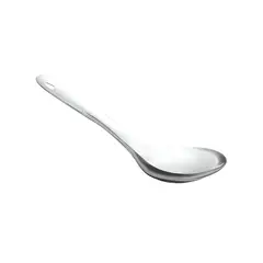 GENERICO - Cucharon Semi Hondo de Acero Inoxidable Versatil Plateado