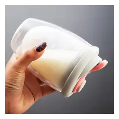 GENERICO - Pack12 Recipiente de 350ml Tapa Plomo con Rosado