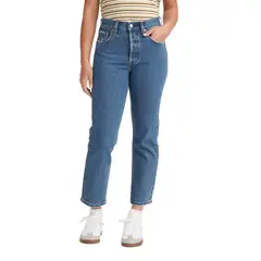 LEVIS - Jeans Mujer 501 Crop Celeste