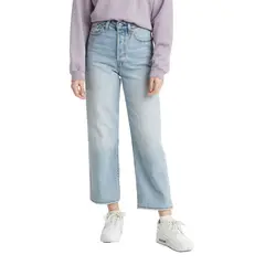 LEVIS - Jeans Mujer Ribcage Straight Ankle Celeste
