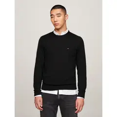 TOMMY HILFIGER - SWEATER PIMA ORG CTN CASHMERE CREW NECK