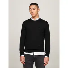 TOMMY HILFIGER - SWEATER PIMA ORG CTN CASHMERE CREW NECK TH