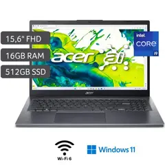 ACER - Laptop Aspire 15.6" Windows 11 Home Intel Core i9-13900H 16GB 512GB SSD