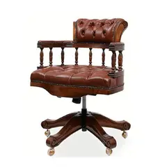 MOBILIARI - DM SILLA GIRATORIA QUINTERO DE ESCRITORIO MARRON OSCURO