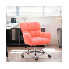 MOBILIARI - DM SILLA GIRATORIA QATAR DE ESCRITORIO ROSADO