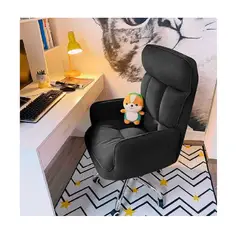 MOBILIARI - DM SILLA GIRATORIA QARAZ DE ESCRITORIO NEGRO