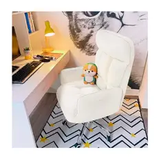 MOBILIARI - DM SILLA GIRATORIA QARAZ DE ESCRITORIO BLANCO