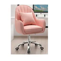 MOBILIARI - DM SILLA GIRATORIA QUIRA DE ESCRITORIO ROSADO