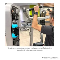 PRO ATHLETIC - PORTA BOTELLA Y CELULAR MAGNETICO PARA GIMNASIO