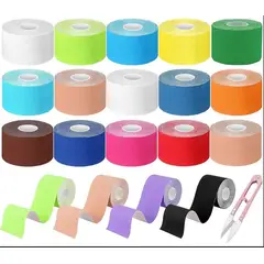 GENERICO - Venda Kinesio Tapes Cinta Kinesiologica 5cm x 5m AL AZAR